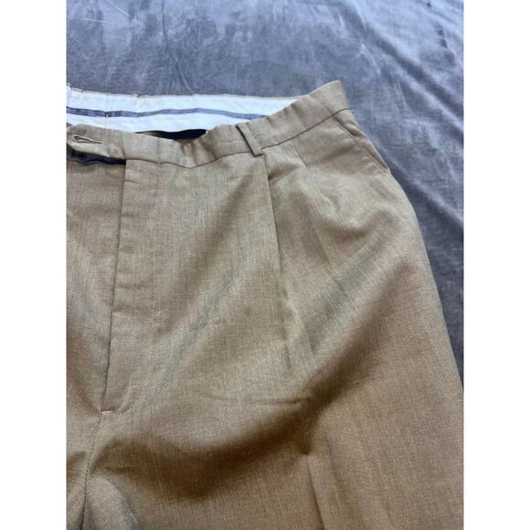 Hart Schaffner Marx Performance Traveler Flat Front Pants Gray 40R 40x29 - Picture 4 of 7